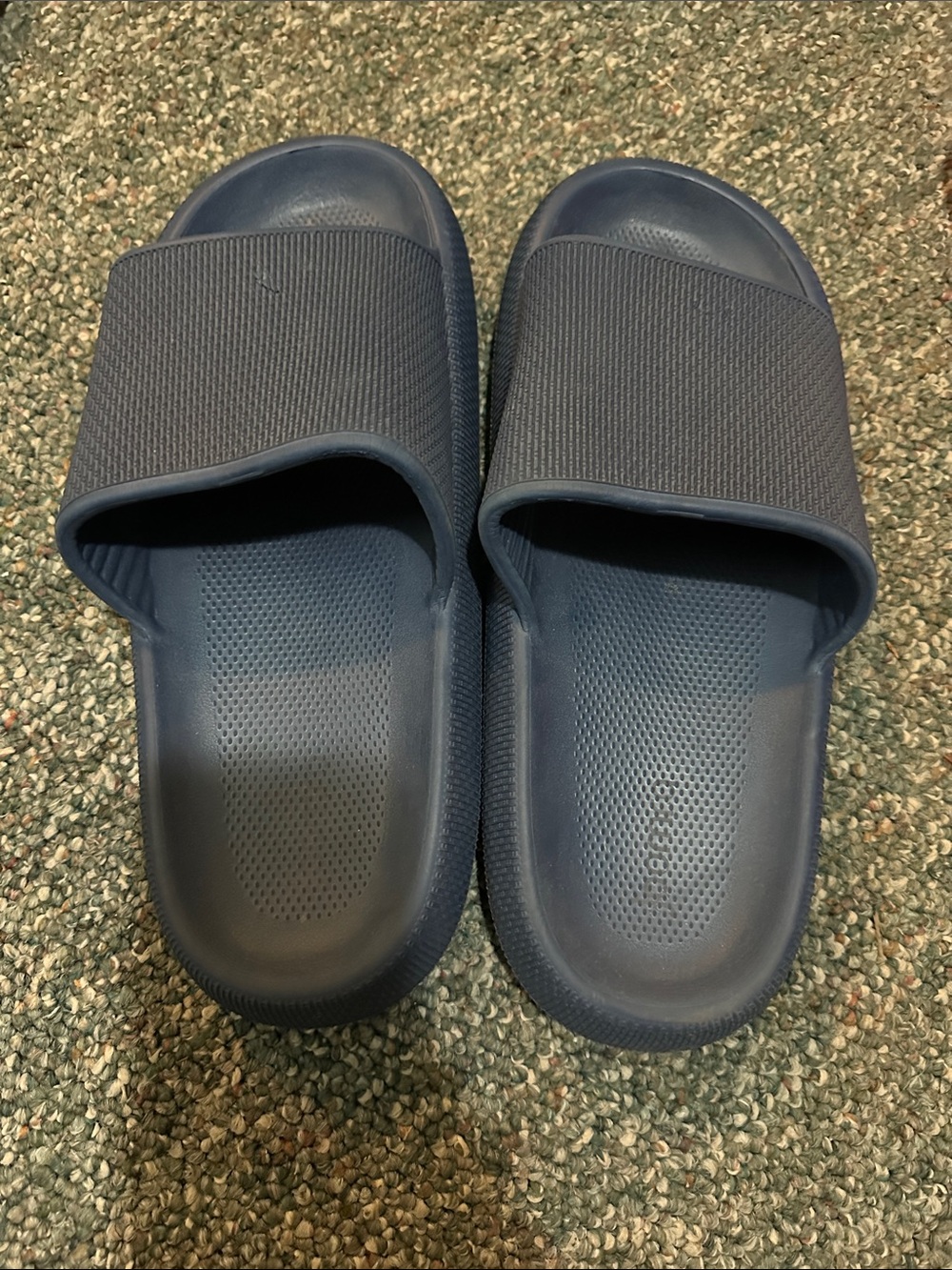 Men's Navy Blue Slides